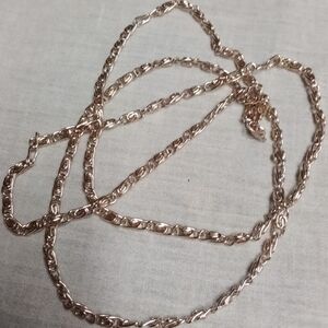 Elegant Chain Necklace plated most likely
